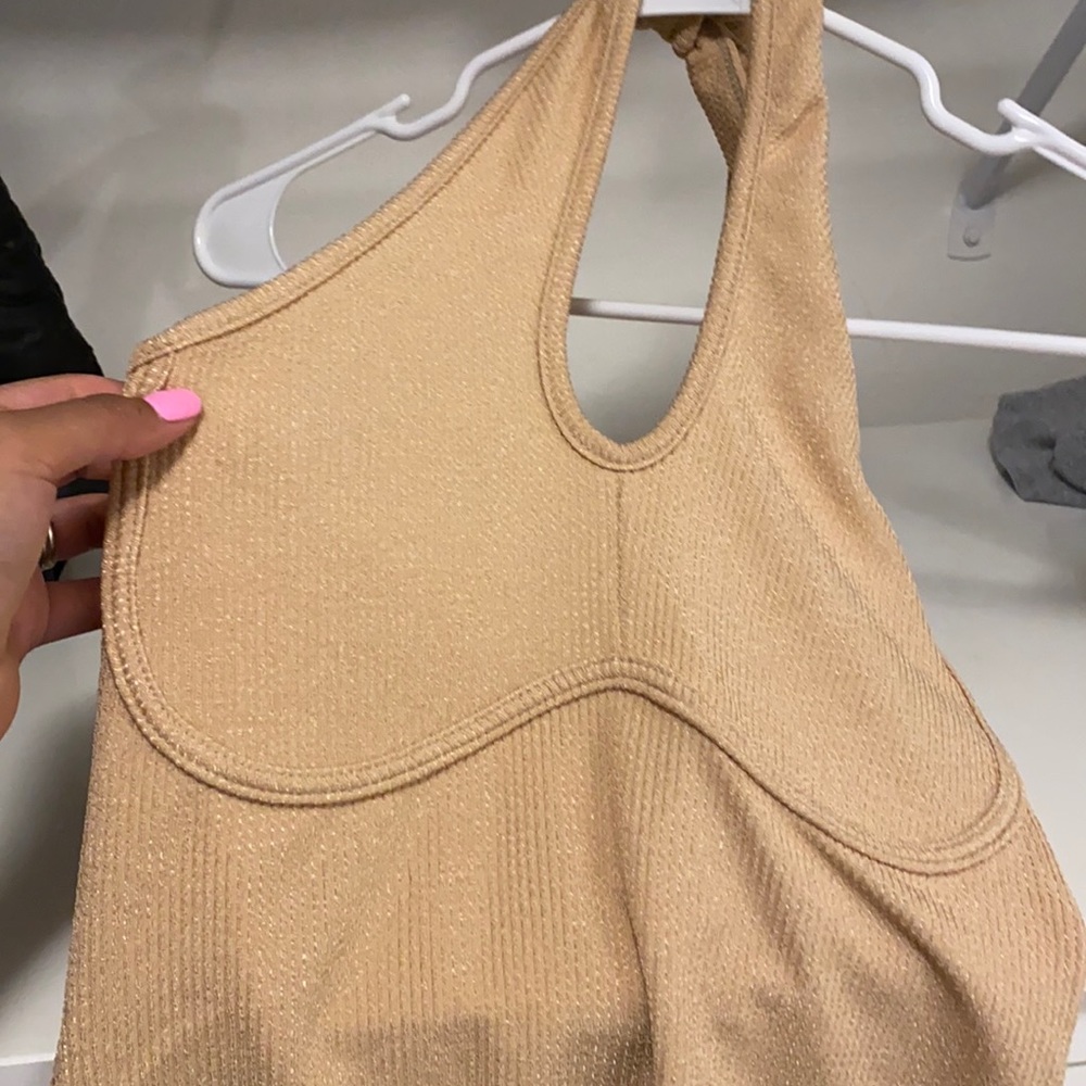 Mini halter shape mini dress